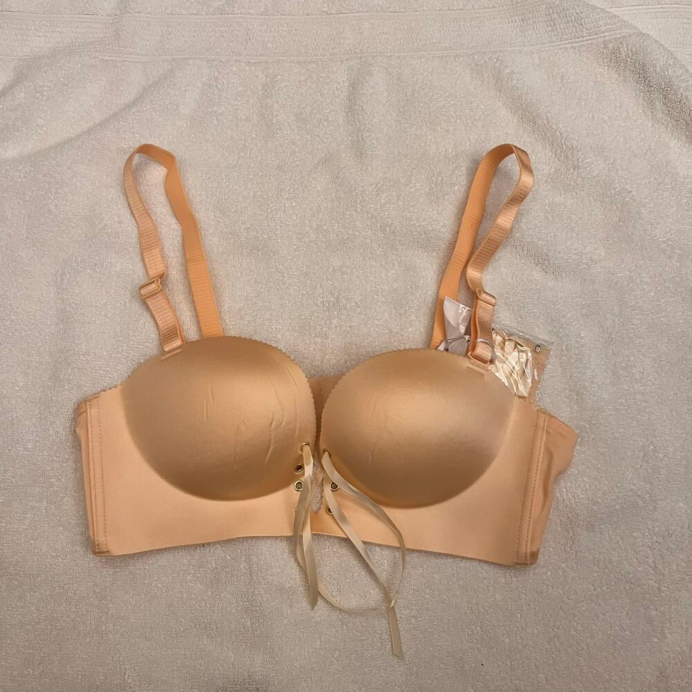 FallSweet sz 34 Add Two Cups Bras Brassiere for Women Push Up Padded Unlined